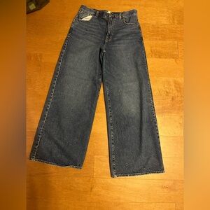 Madewell Dark Blue Flare Women's Jeans
